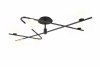 Lampa sufitowa dekoracyjny czarno złoty plafon w nowoczesnym stylu szklane klosze kule FLAMING 668900680 TRIO SELECT